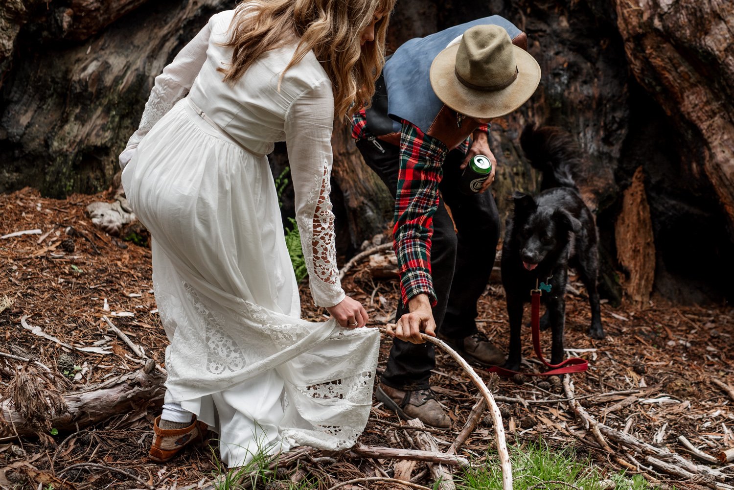 Sequoia National Park Elopement Photography