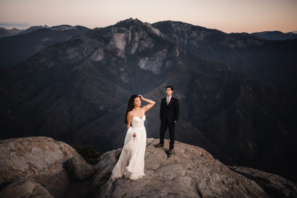 Sequoia National Park Moro Rock Wedding 001 1