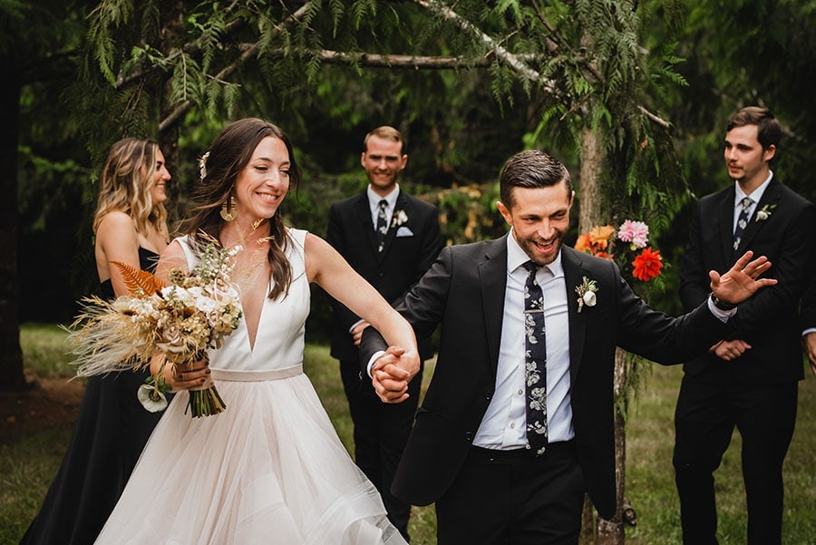 Wedding Ceremony Recessional Celebration