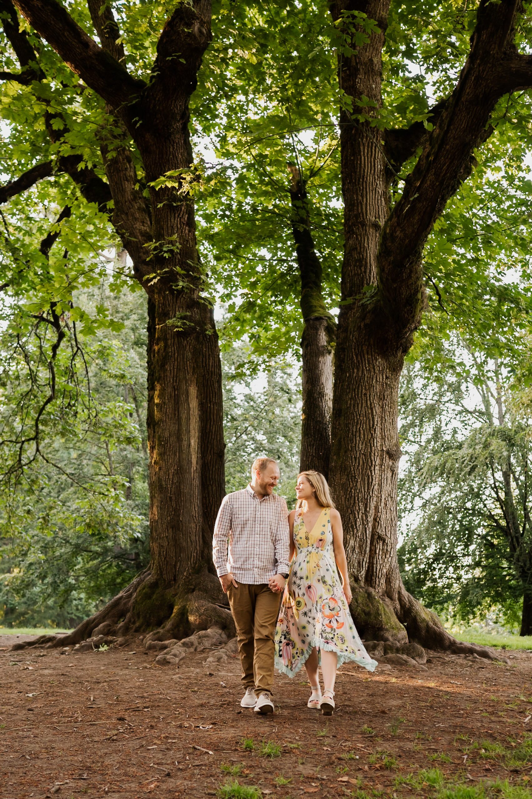 Mt Tabor Surprise Proposal Photography