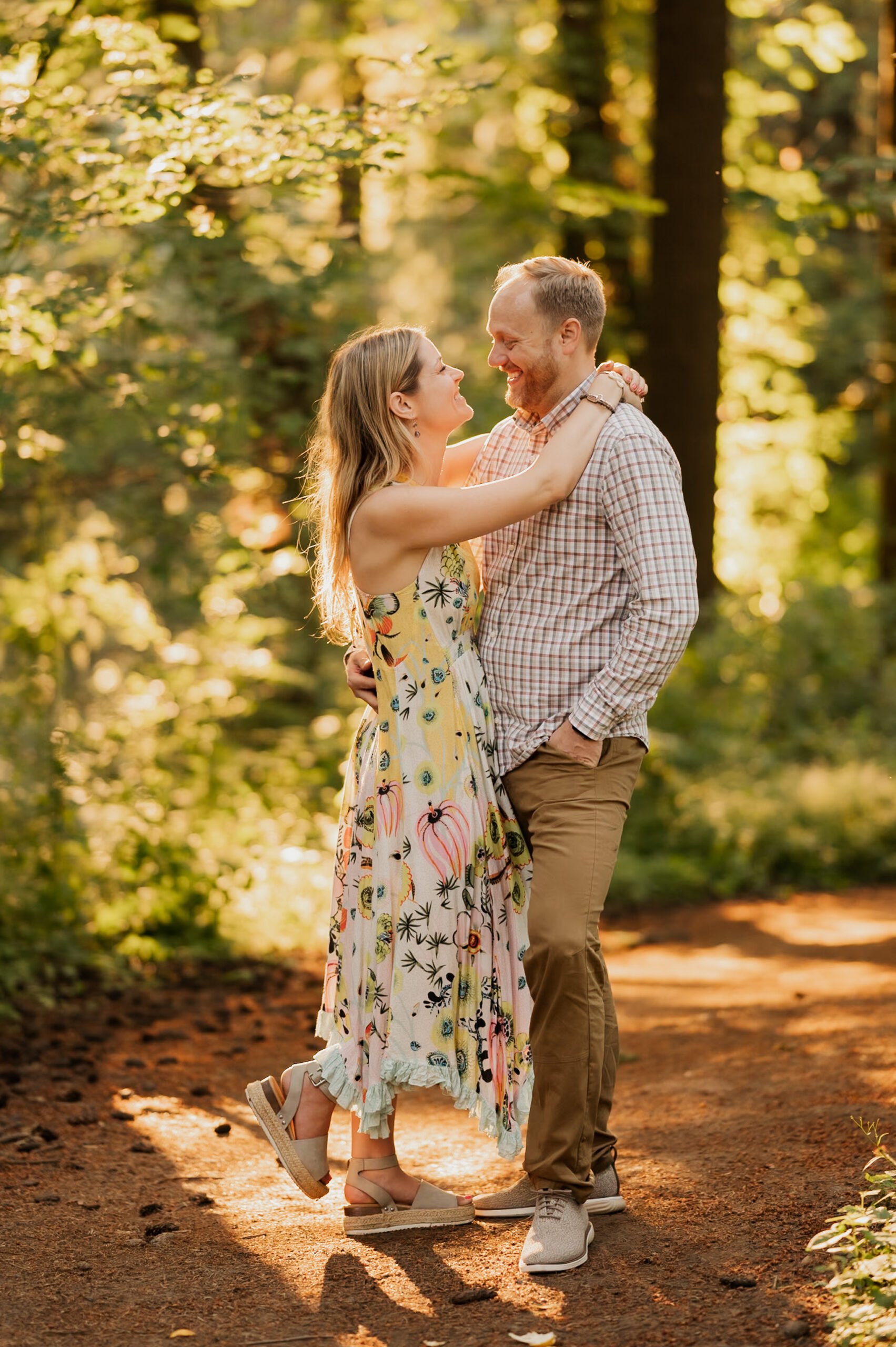 Mt Tabor Surprise Proposal Photography