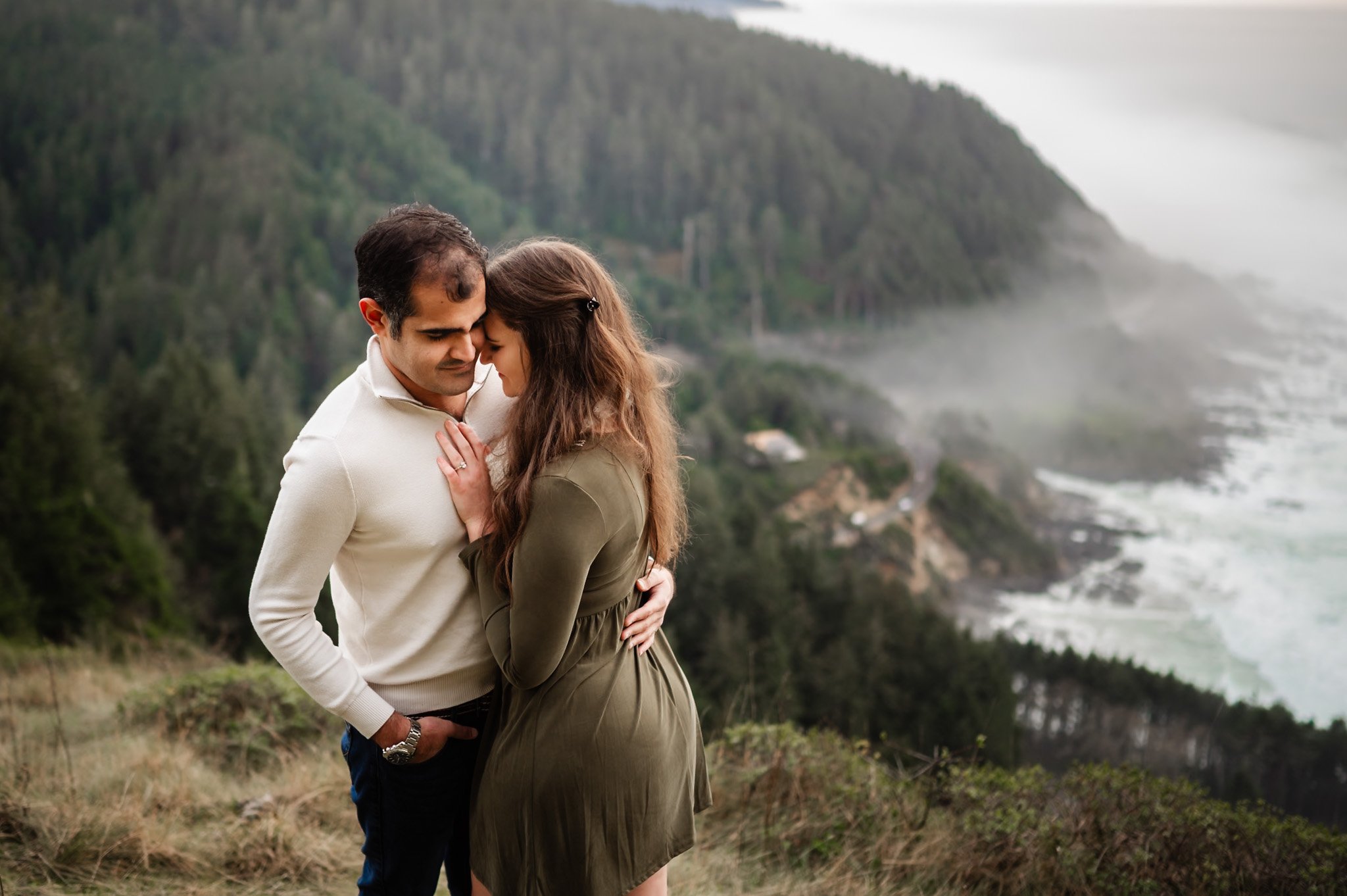 Oregon Coast Surprise Proposal Photography