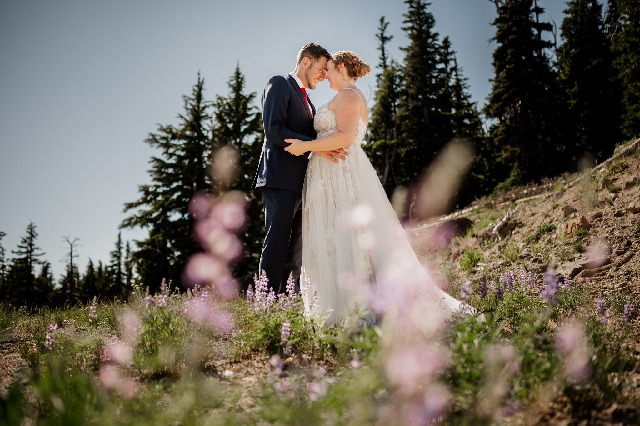 Summer Wedding At Mt Hood Meadows