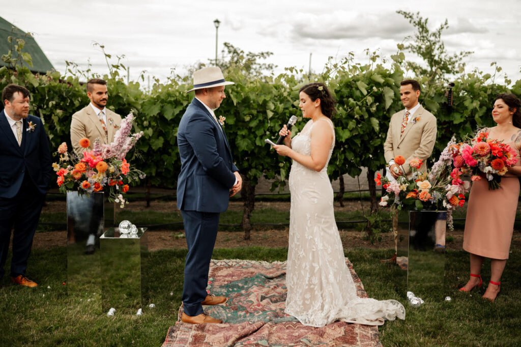 Portland wedding couple