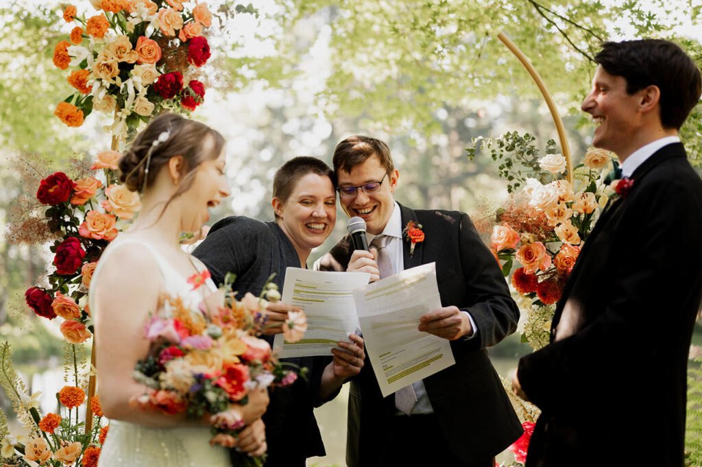 two wedding officiants Portland