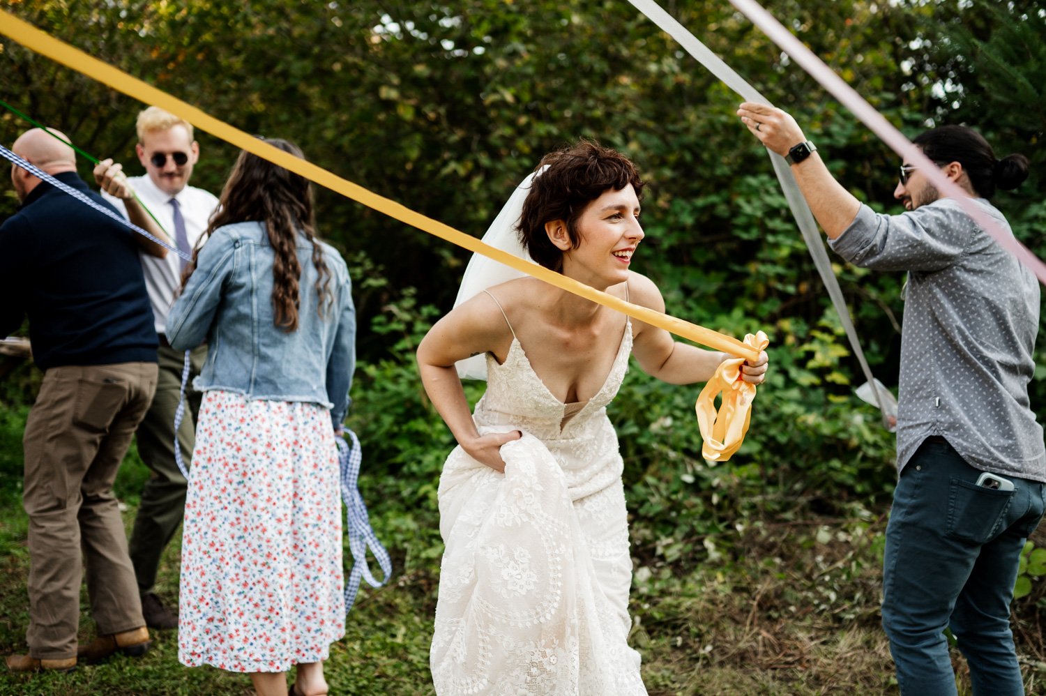 Beautiful Maypole Wedding Wilson Farm Boring Oregon