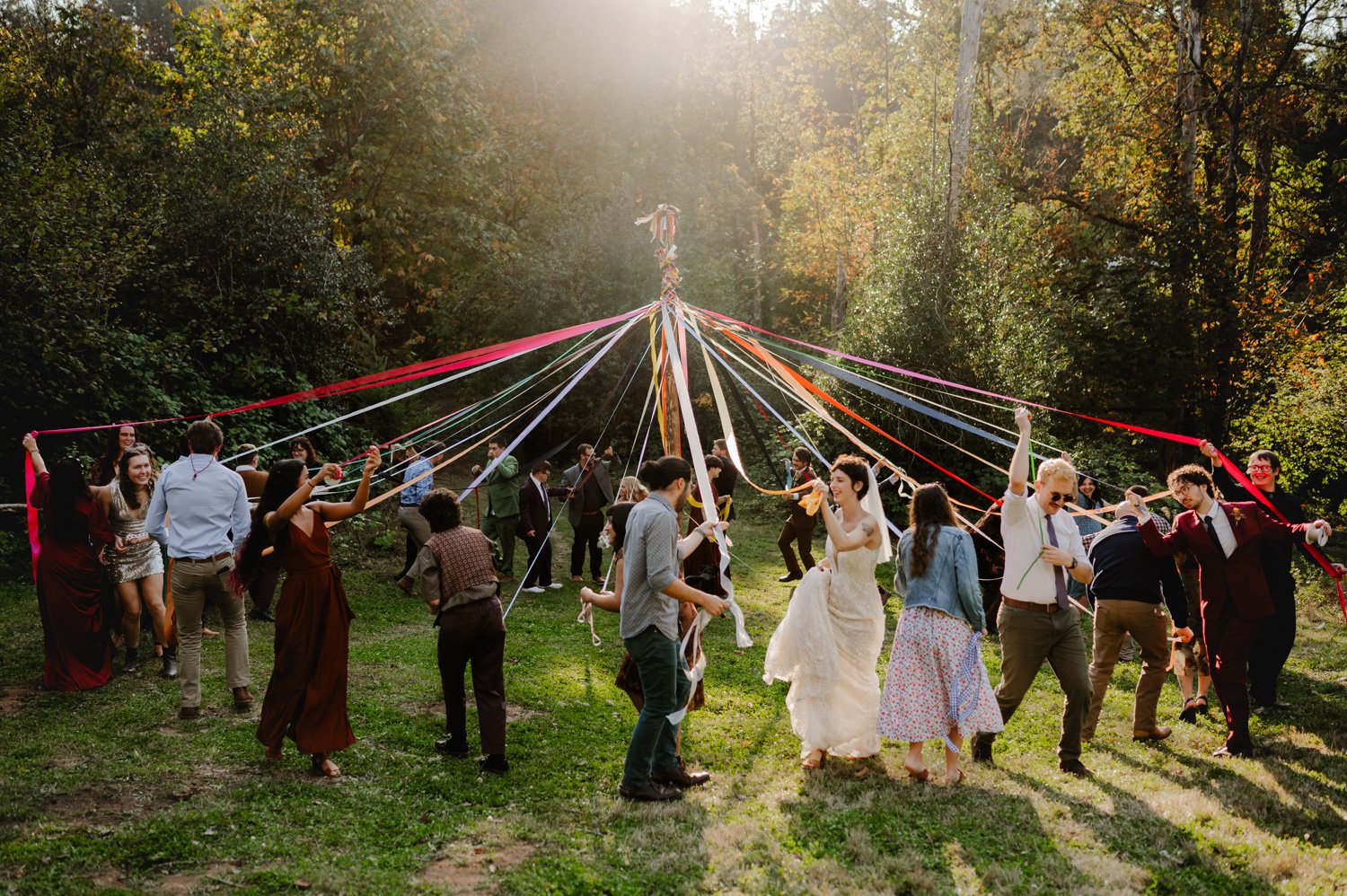 Beautiful Maypole Wedding Wilson Farm Boring Oregon