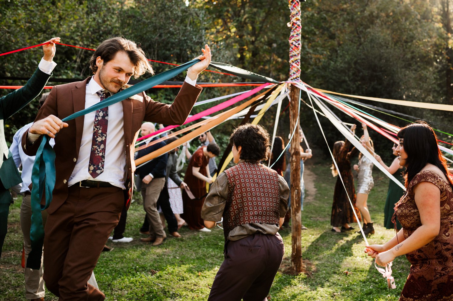 Beautiful Maypole Wedding Wilson Farm Boring Oregon