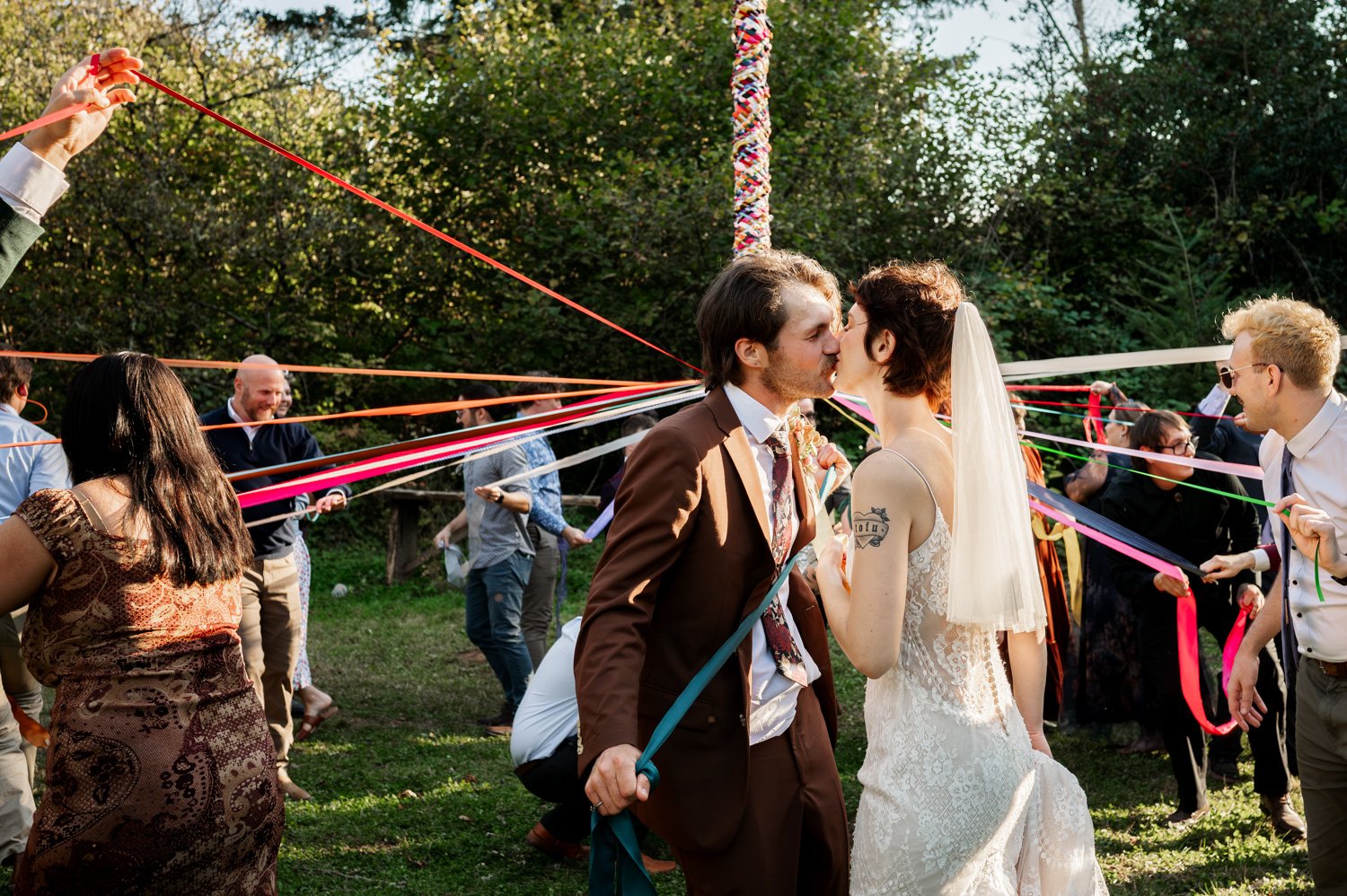 Beautiful Maypole Wedding Wilson Farm Boring Oregon