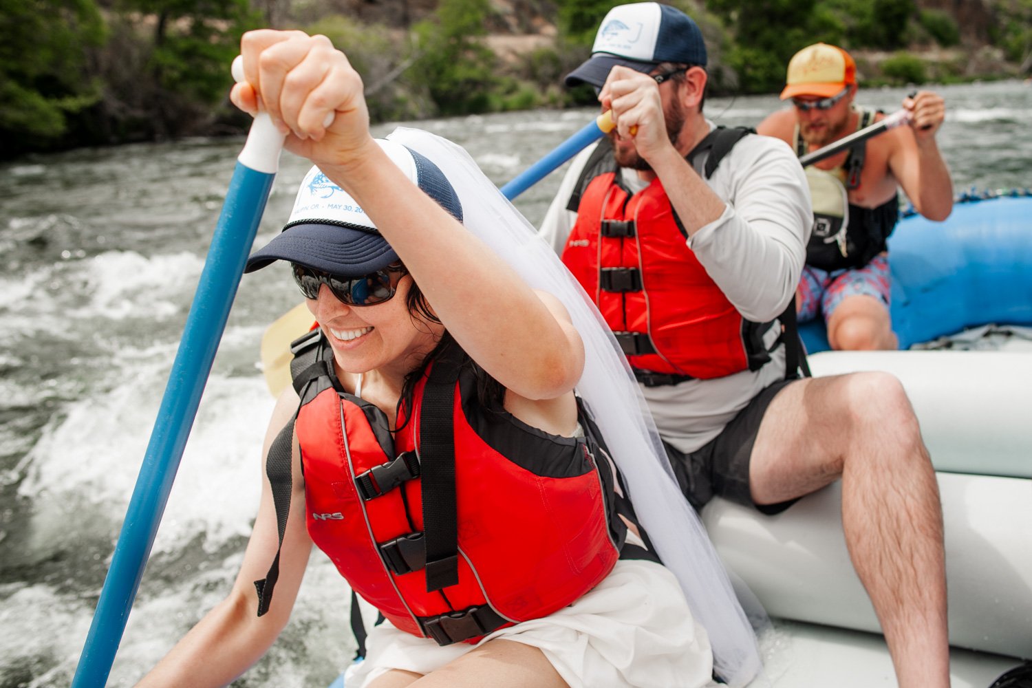 Elopement Activity Ideas White Water Rafting